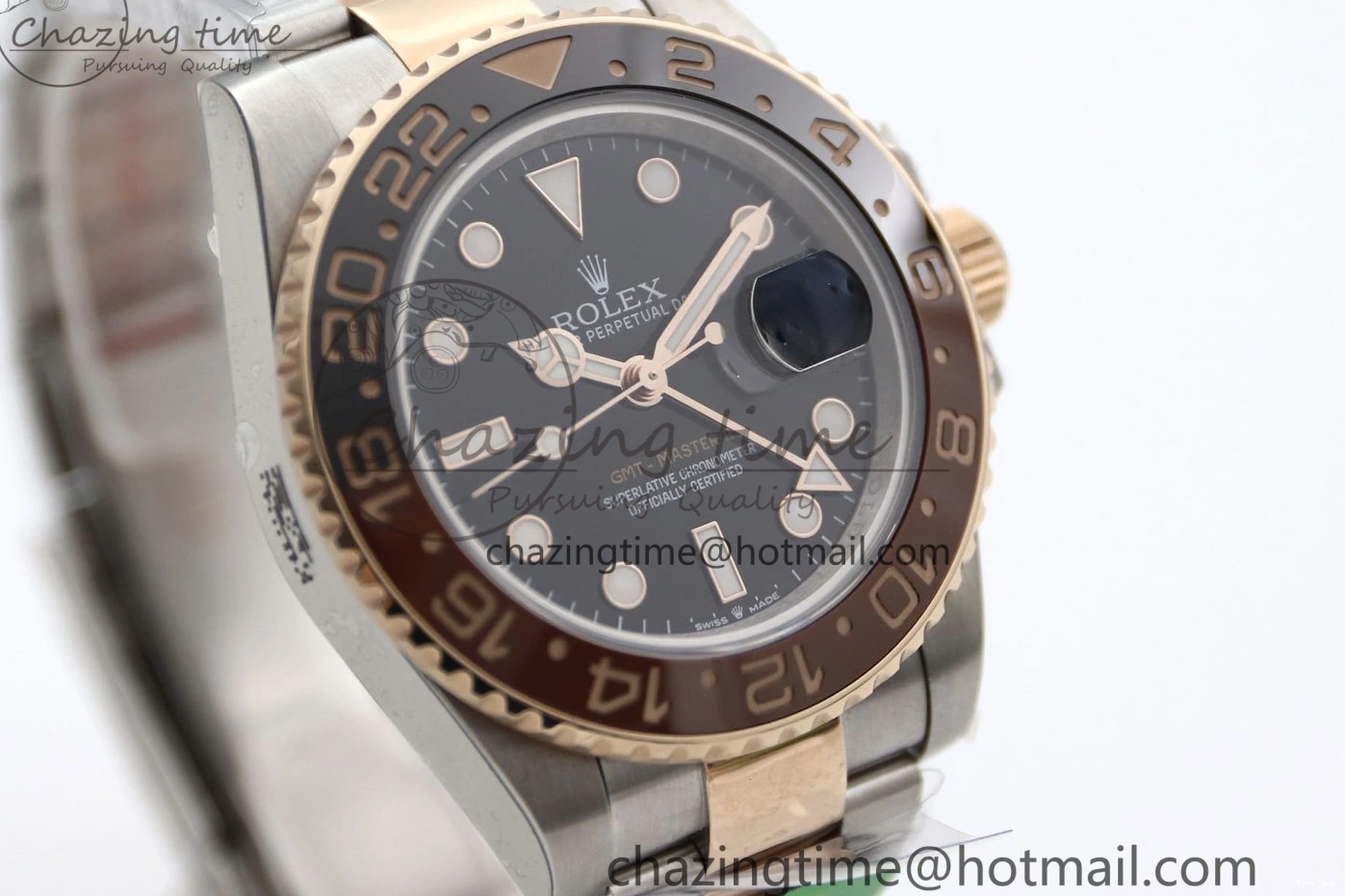 MiroTime 0416 GMT Master II 126711 CHNR 904L SS TW+ 1:1 Best Edition on SS RG Bracelet VR3186 CHS FreshLook 1976